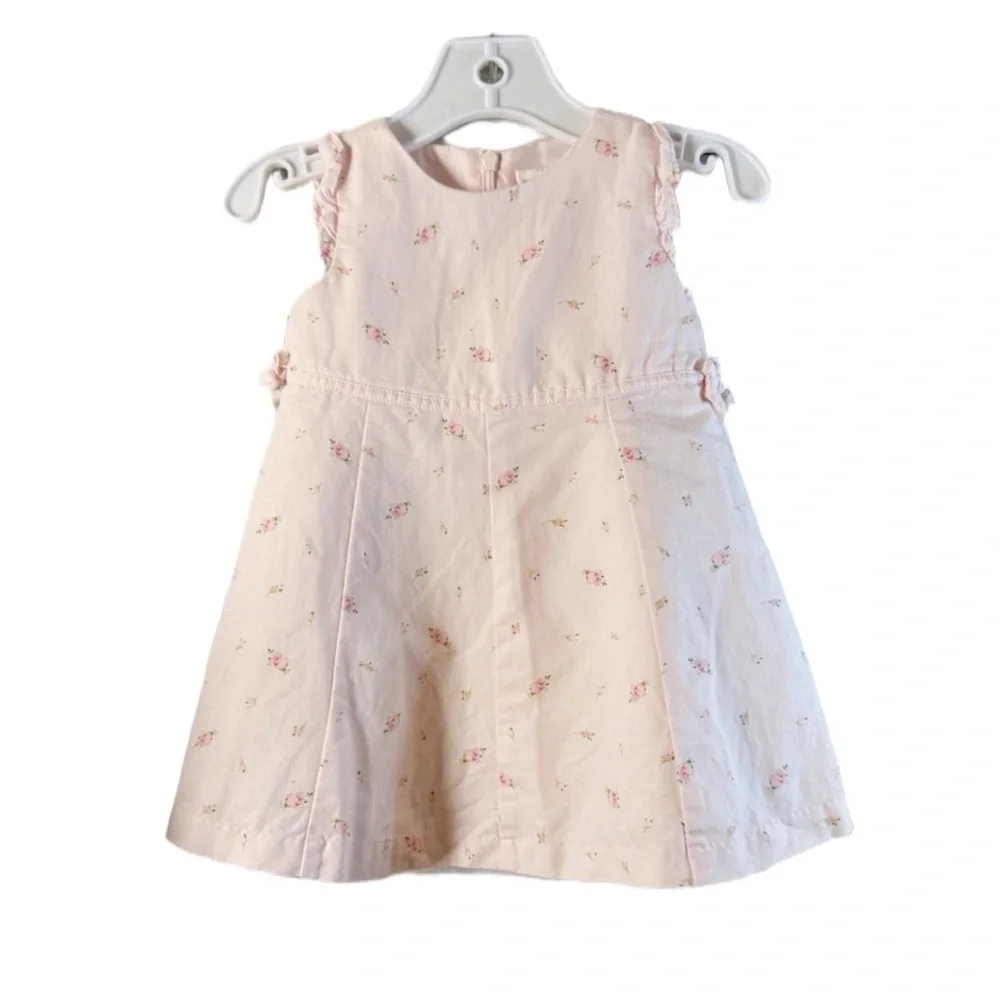 Gymboree Pink Floral Kids Dress. Vintage. Great Condition. Size 3/6 Months